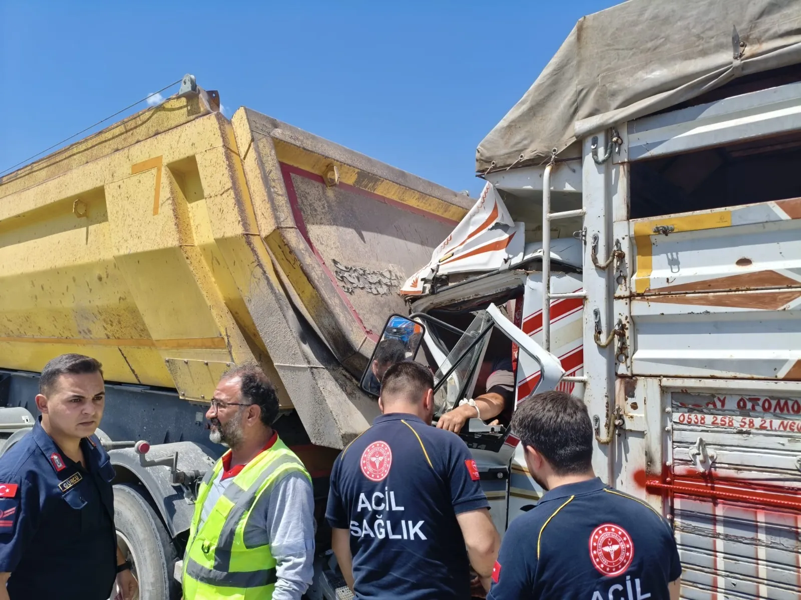 Kırıkkale'de kamyon kazası şoförü hayattan kopardı