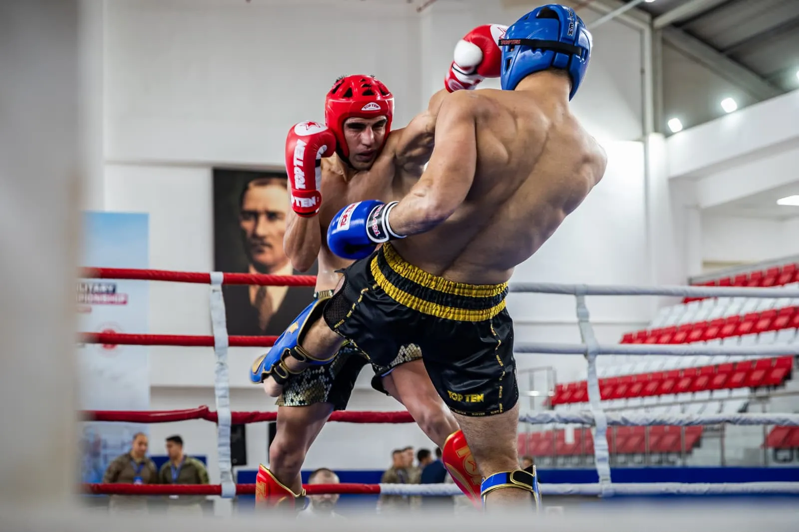 Milli sporcu üsteğmen sakatlığı aştı ve ringlere geri döndü