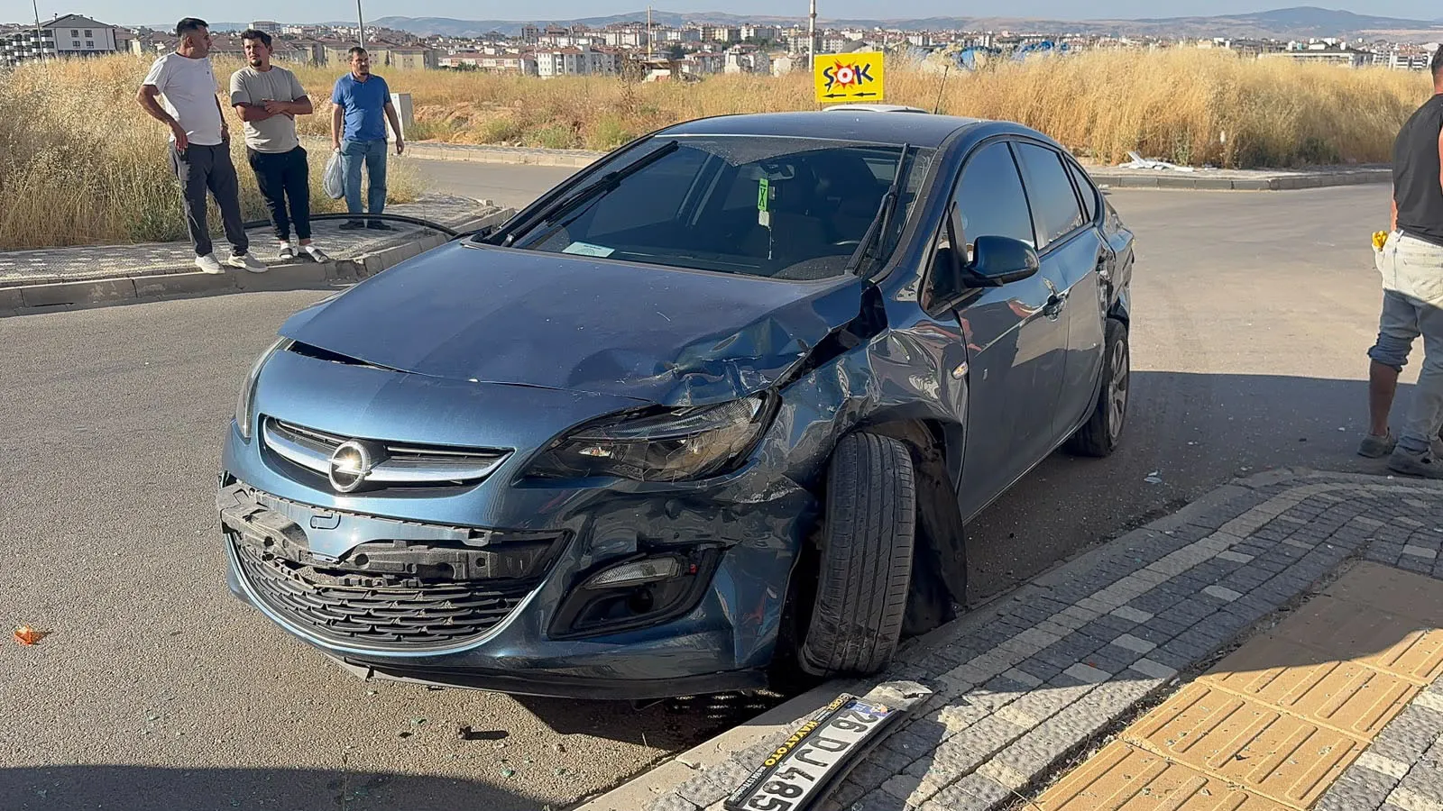 Eskişehir’de trafik kazası sonrası gergin anlar yaşandı