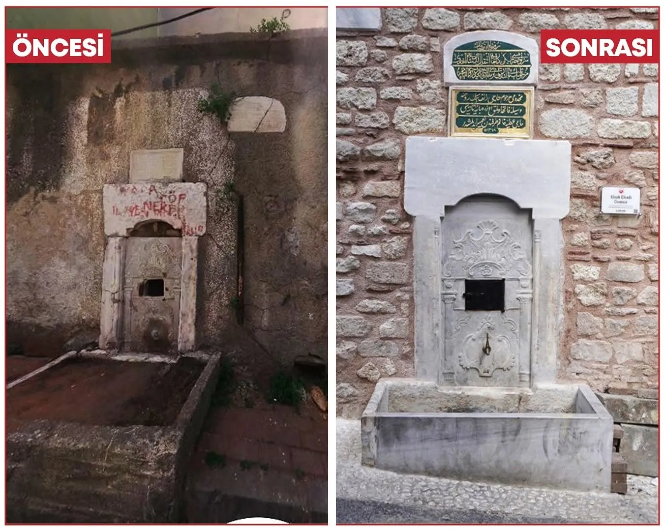 Fatih’in asırlık çeşmeleri yeniden akıyor