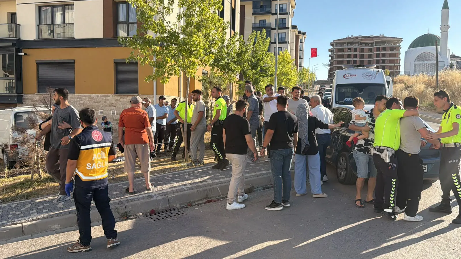 Eskişehir’de trafik kazası sonrası gergin anlar yaşandı