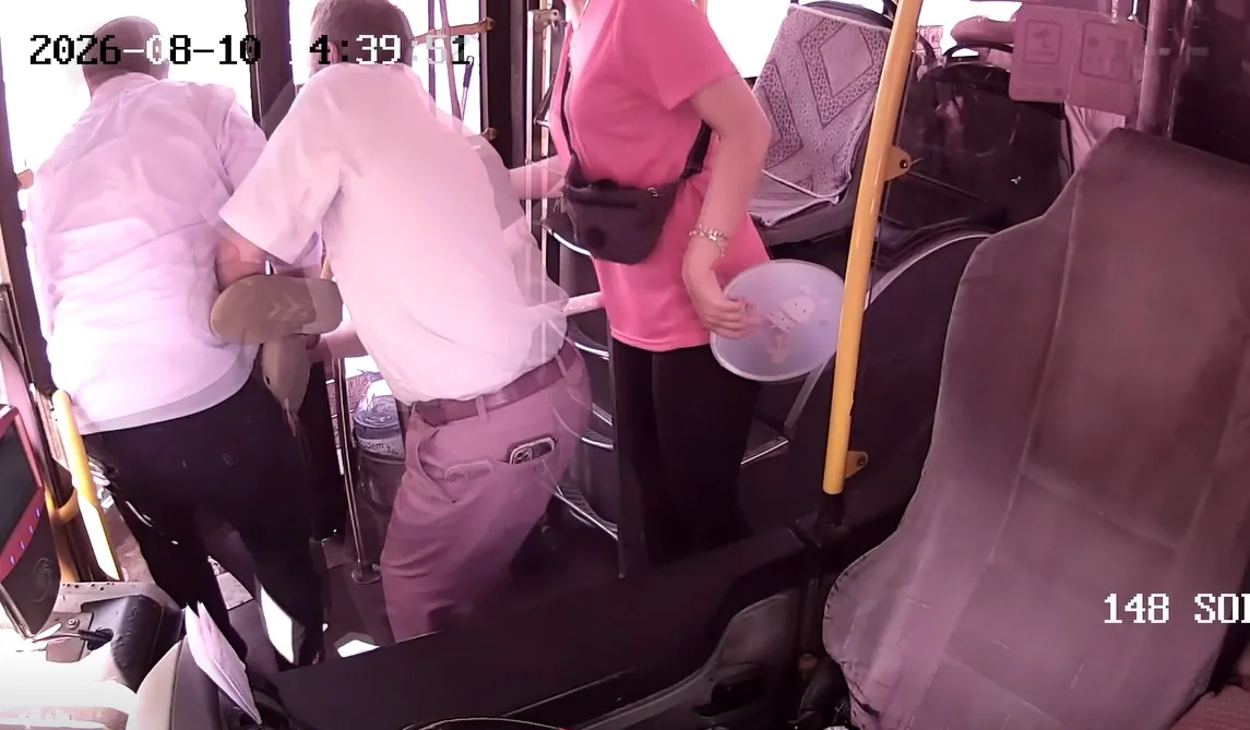 Kayseri'de otobüs şoförlerinden hayat kurtaran iş birliği