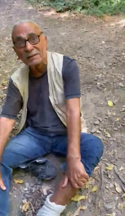 75 yaşındaki Yaşar Kumaş, ormanda kayalıklara düştü, 4 saatte kurtarıldı
