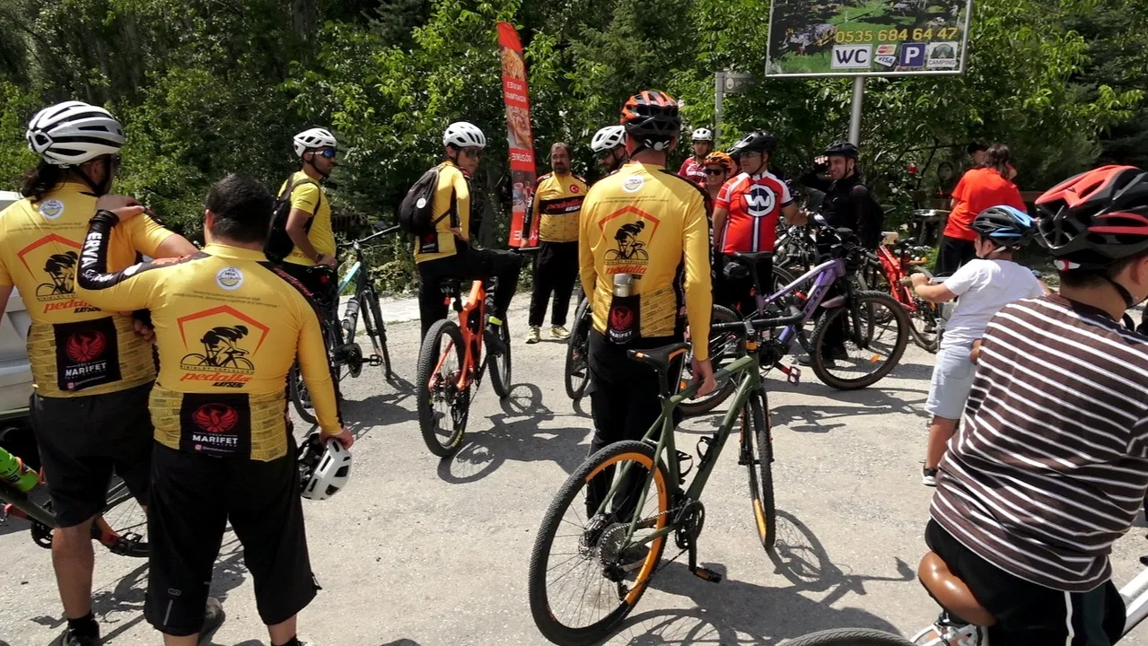 Soğanlı Vadisi’nde bağımlılığa karşı pedal çevirdiler