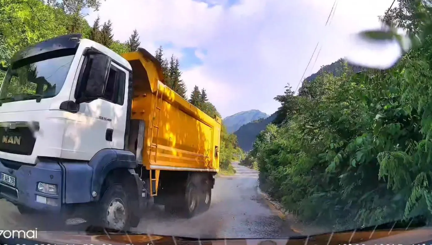 Artvin’de bir anlık dikkat faciayı önledi