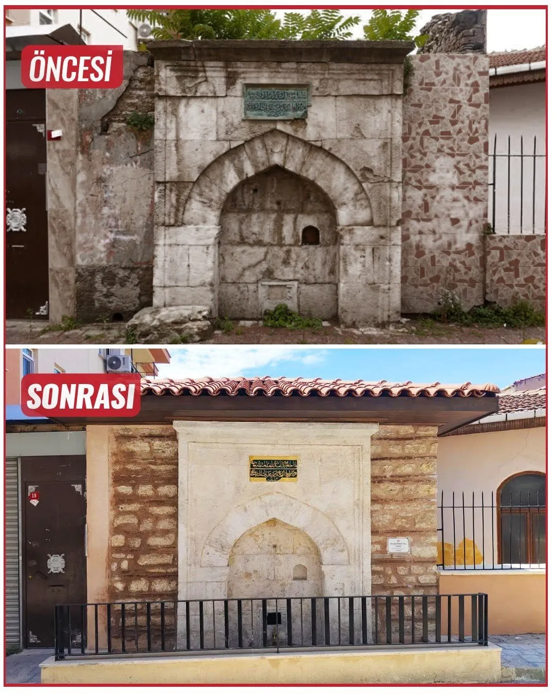 Fatih’in asırlık çeşmeleri yeniden akıyor