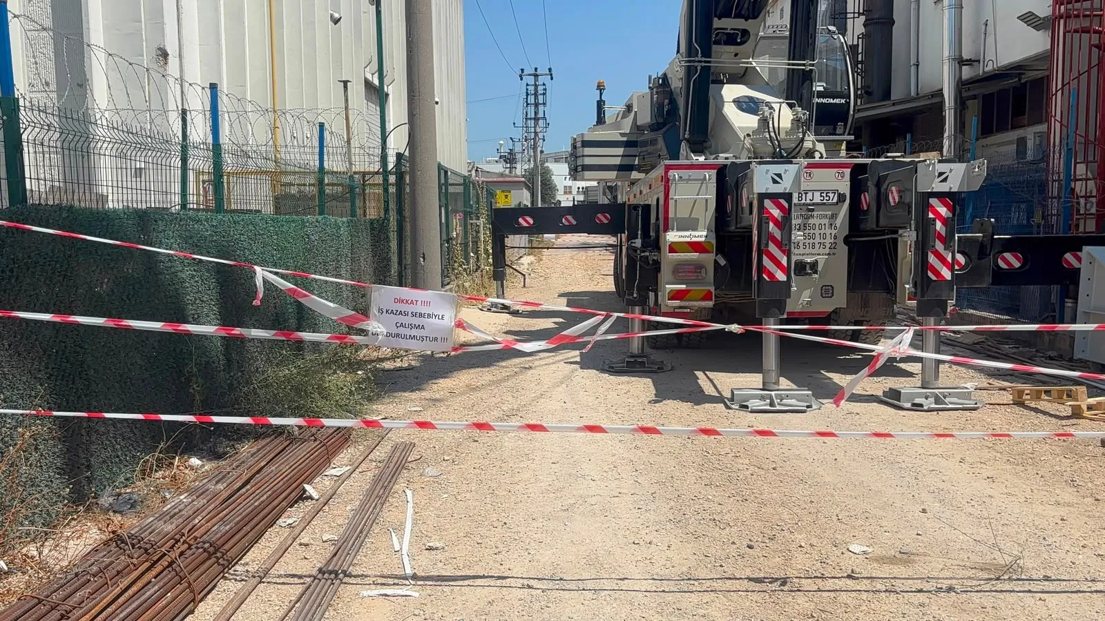 Bursa'da inşaat mühendisi elektrik akımına kapılarak ağır yaralandı
