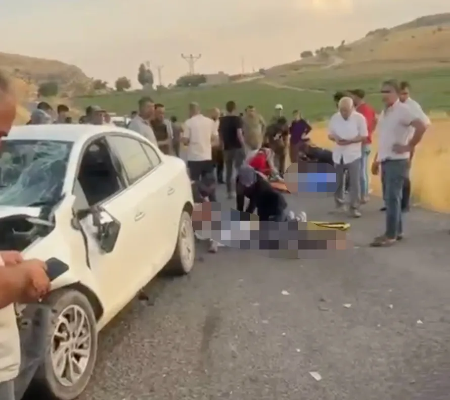 Mazıdağı yolunda acı kaza iki can aldı