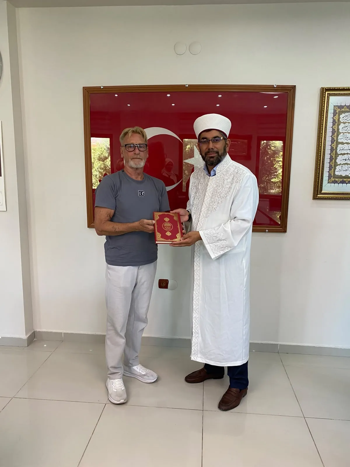 Kayseri’de bir Alman İslamiyet’i seçti