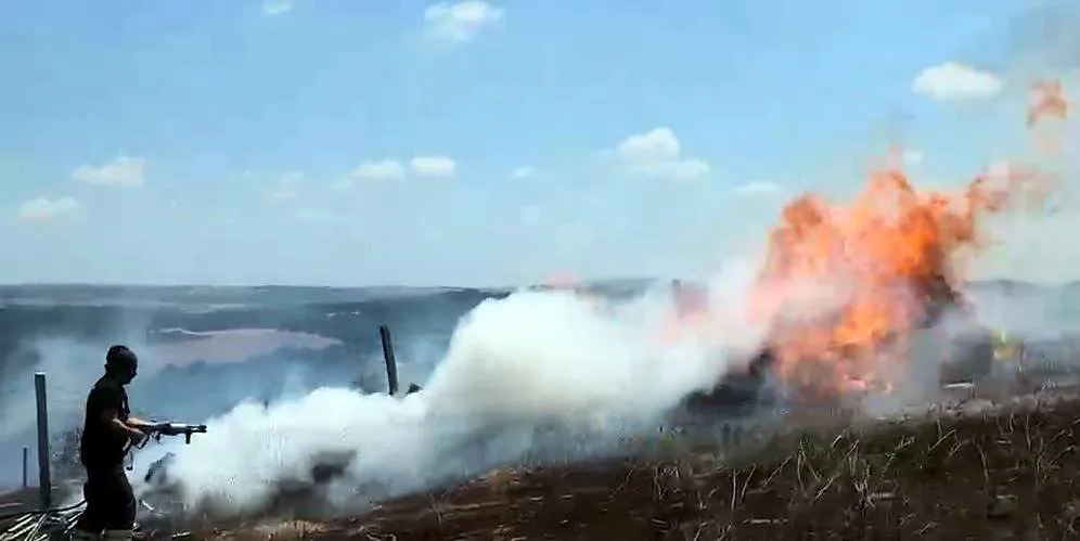 Tekirdağ'da orman yangını paniği