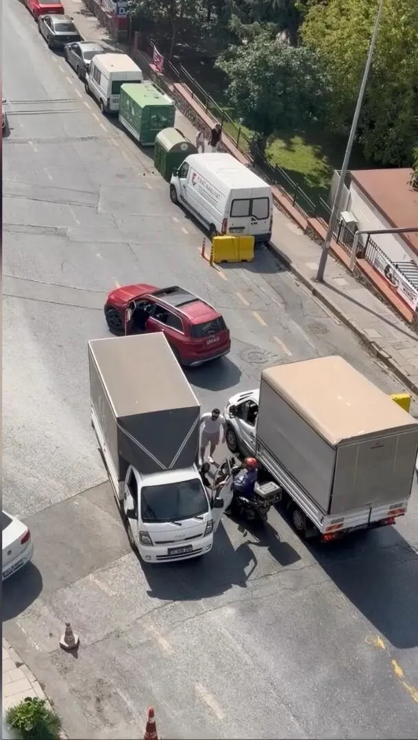 Kağıthane trafiğinde kavga eden iki sürücüye ağır fatura
