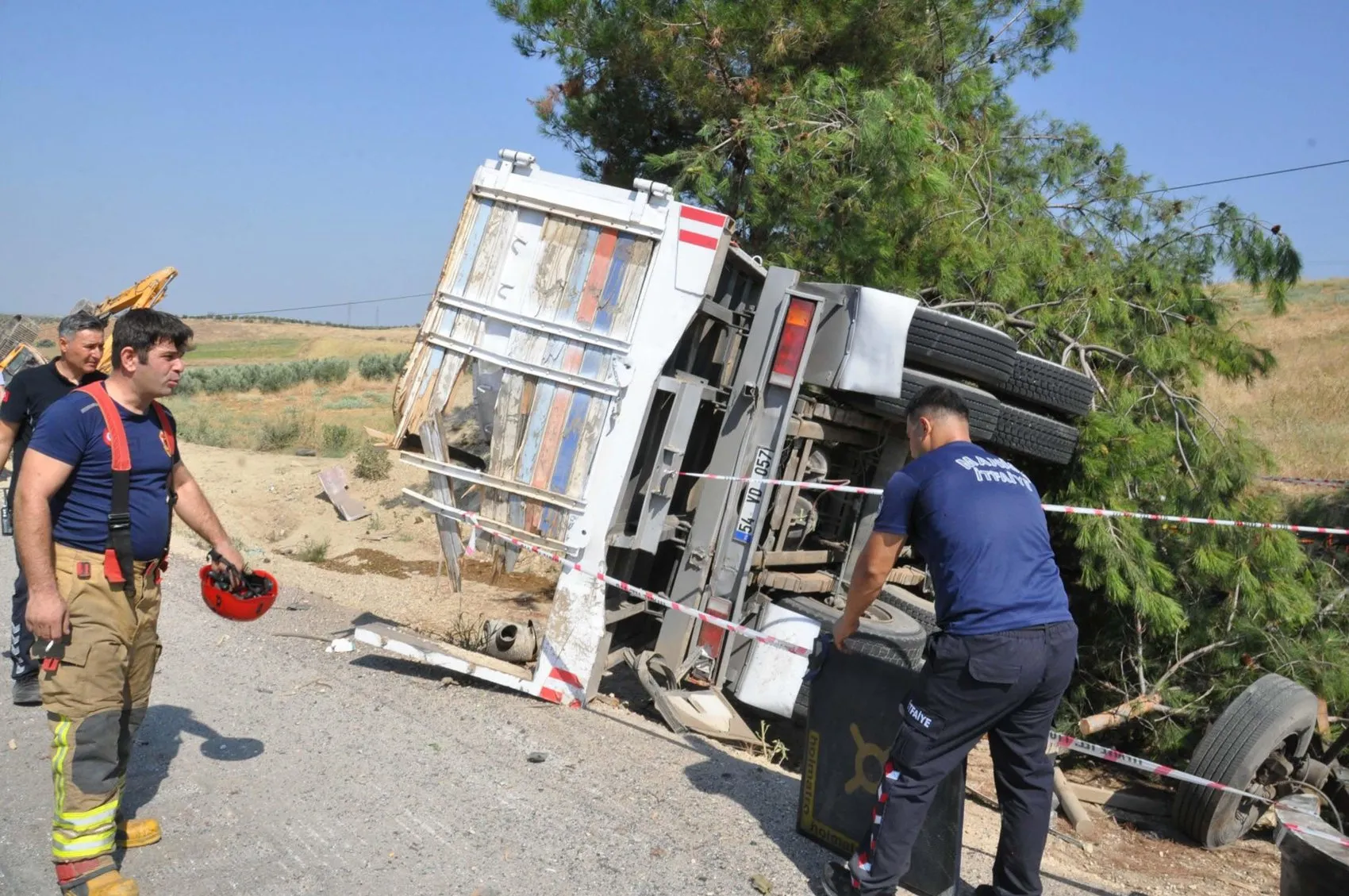 Manisa Salihli yolunda otobüs kazası 1 kişi hayatını kaybetti