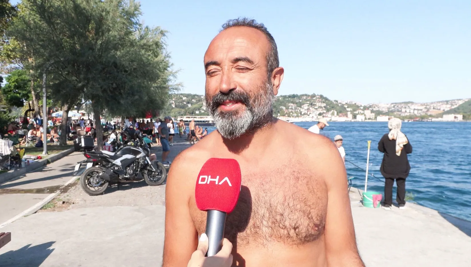 Sıcaklık 30’u geçti, İstanbul’un çaresi Bebek Sahili
