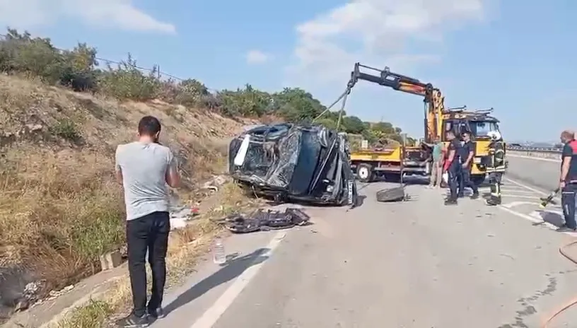 Amasya'da direksiyon hakimiyetini kaybeden sürücü kaza yaptı