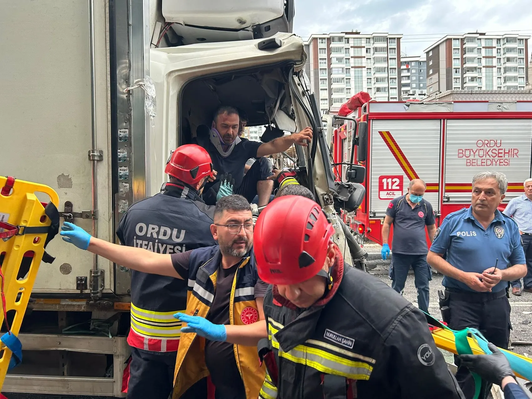 Fatsa’da zincirleme kaza 4 kişi yaralandı