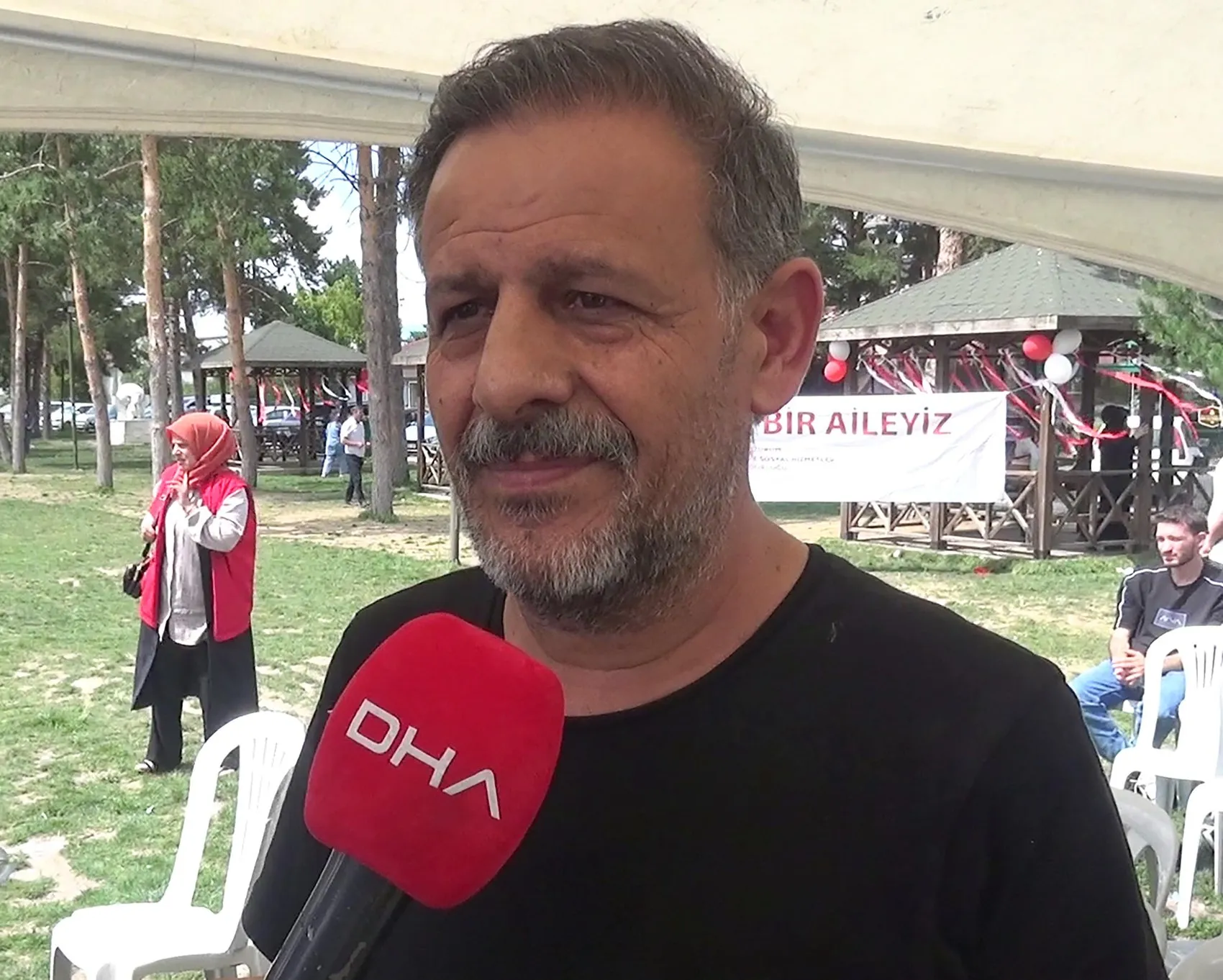 Erzurum'da koruyucu aileler çocuklarla doyasıya eğlendi