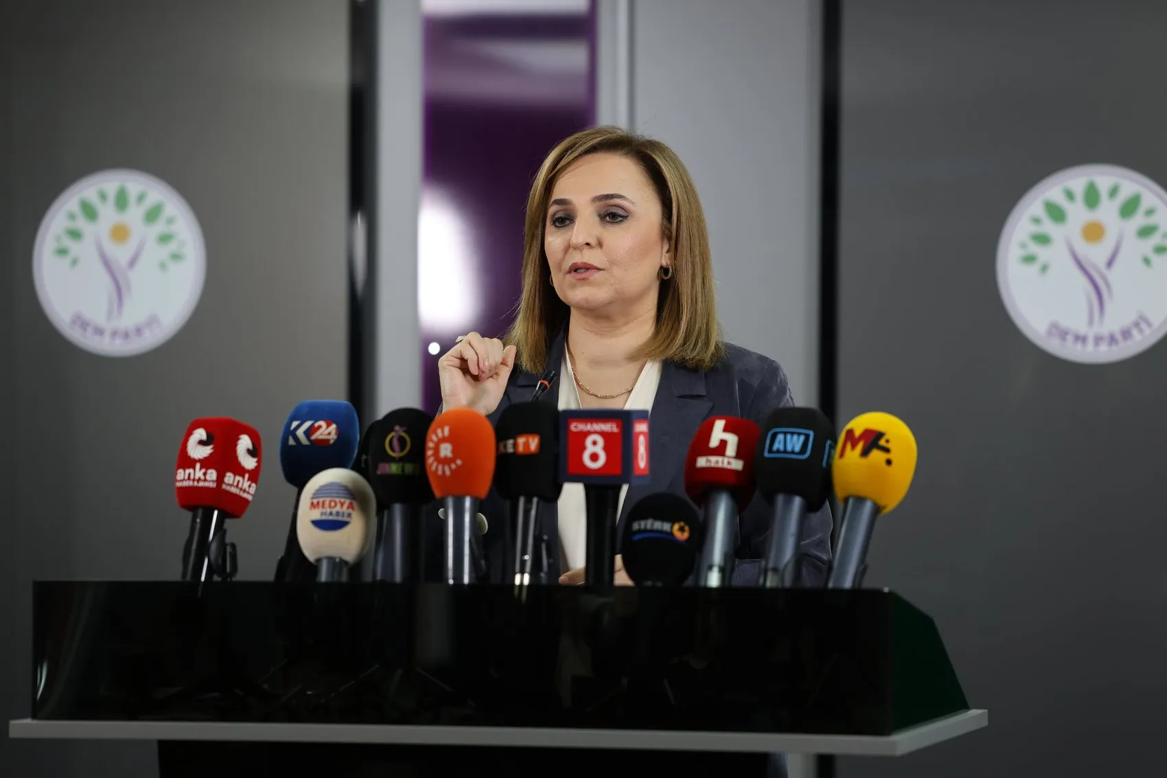 DEM Parti Sözcüsü Ayşegül Doğan Barışta kararlıyız, geri adım yok
