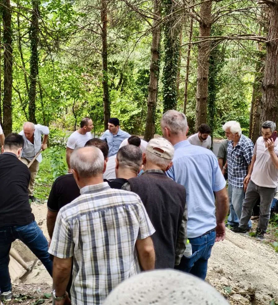Bartın'da acı veda 30 yıllık hayat arkadaşları aynı gün toprağa verildi