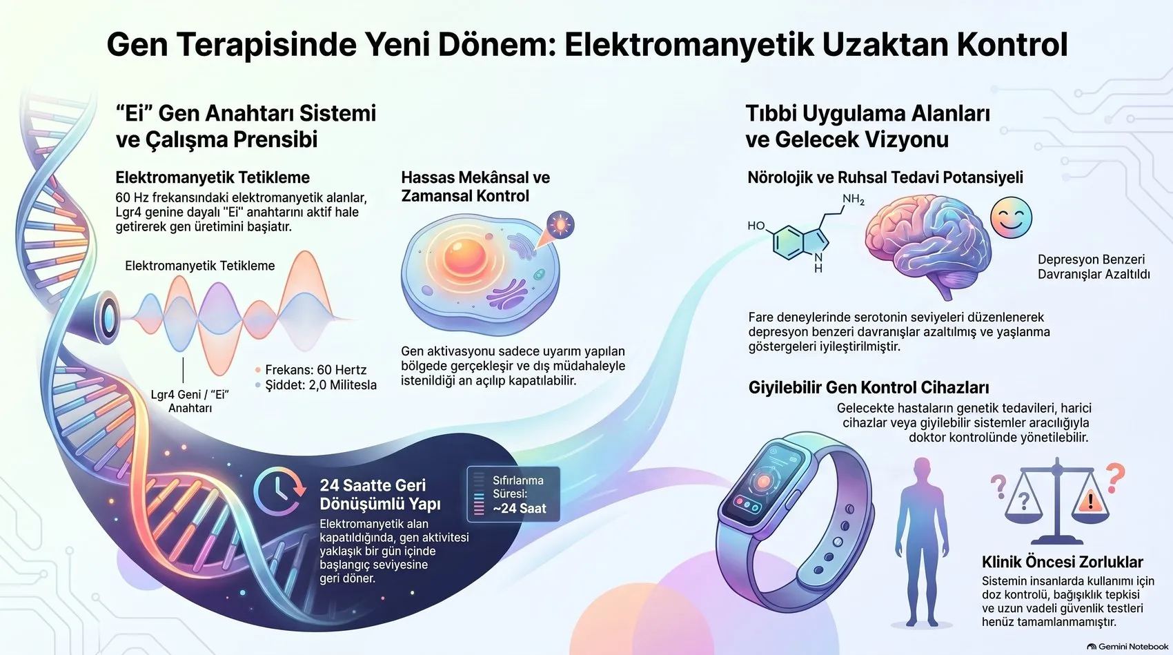 Gen terapilerinde yeni dönem: Genler uzaktan açılıp kapatılıyor