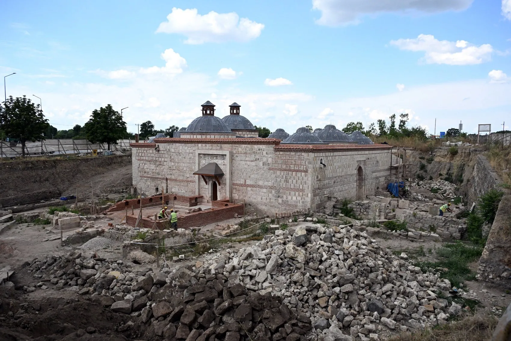 Edirne’nin tarihi hamamı harabe olmaktan kurtuluyor