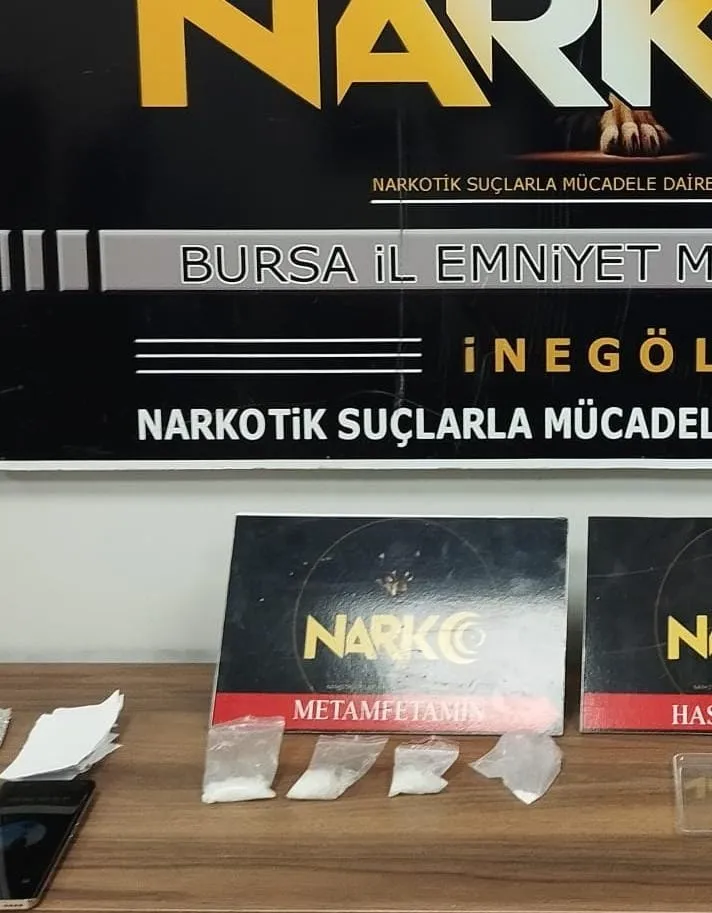 İnegöl'de zehir tacirine suçüstü operasyonu