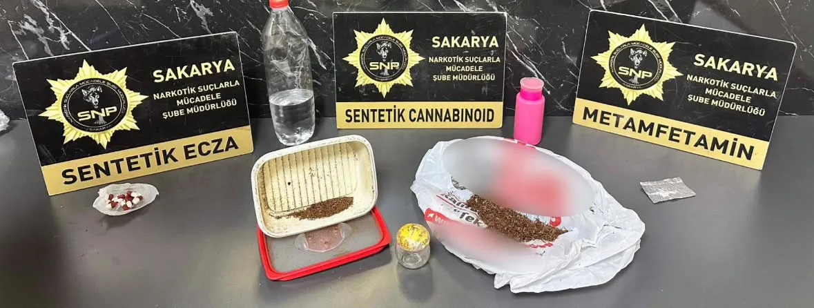 Sakarya'da 4 ayrı noktada uyuşturucu baskını 4 kişi cezaevinde