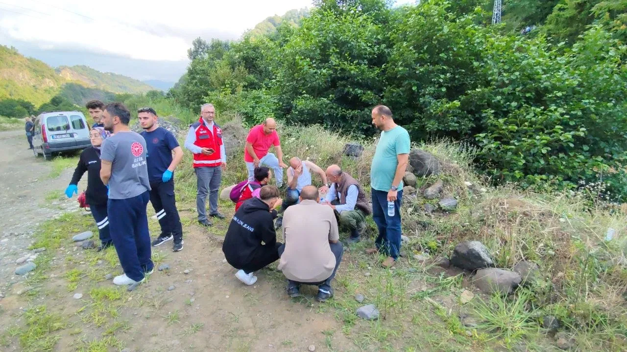 Giresun'da piknik faciası Bir genç kadın sel sularında hayatını kaybetti