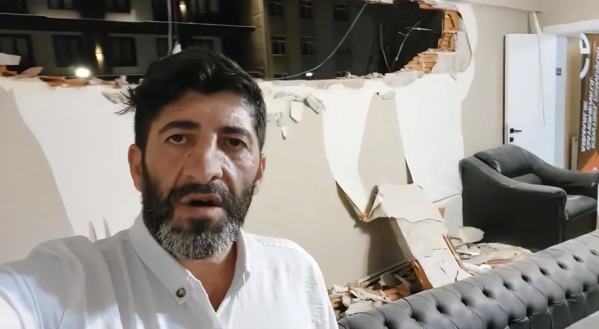 Koltuğunda uzanırken duvarı yıkılan adam Kimse bizi uyarmadı