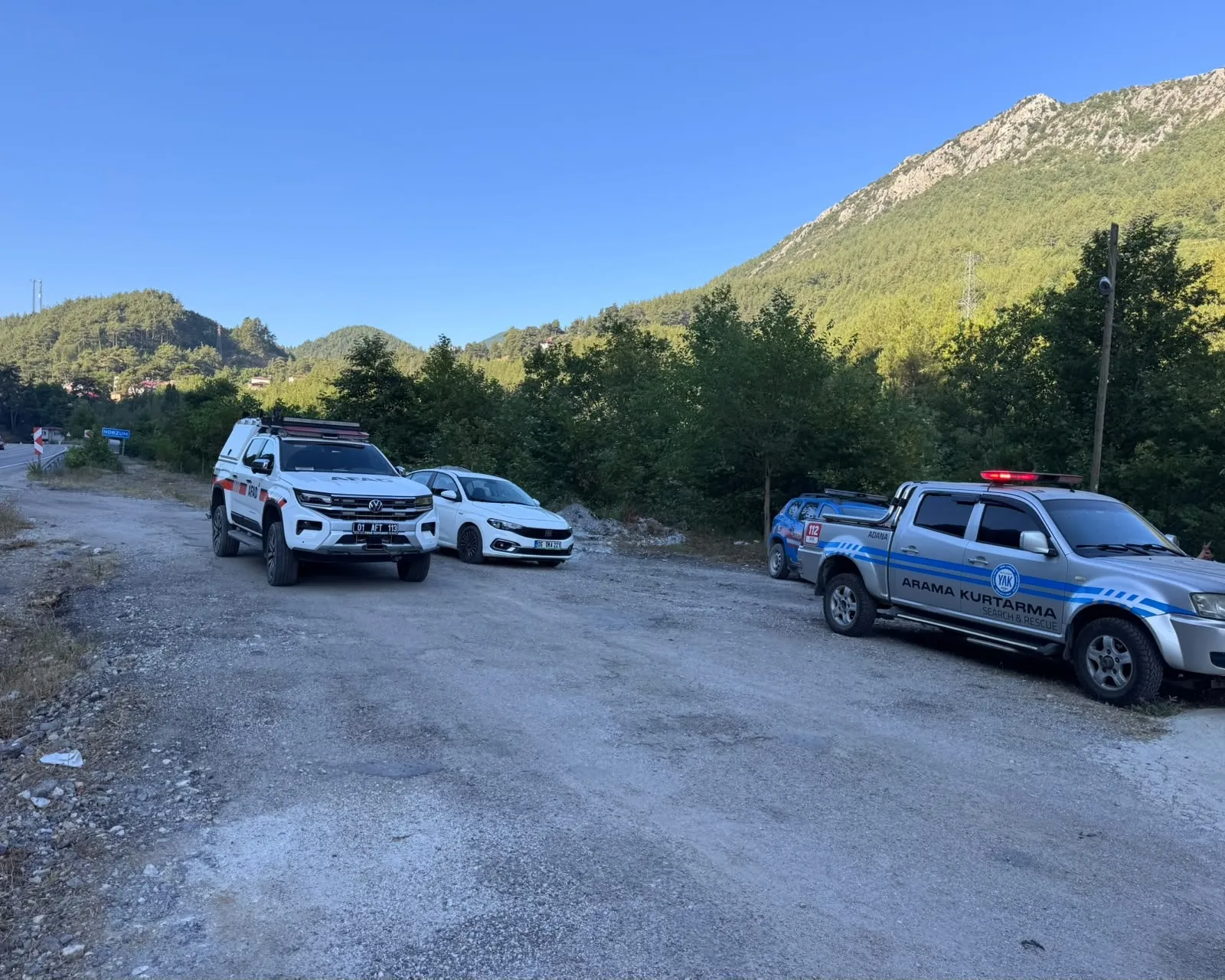 Kozan'da ormanlık alanda acı haber