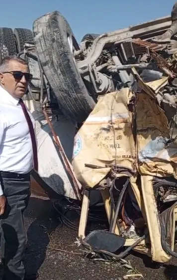 Kaza yerinde duygusal anlar Sürücü başkana kızgın mısın diye sordu