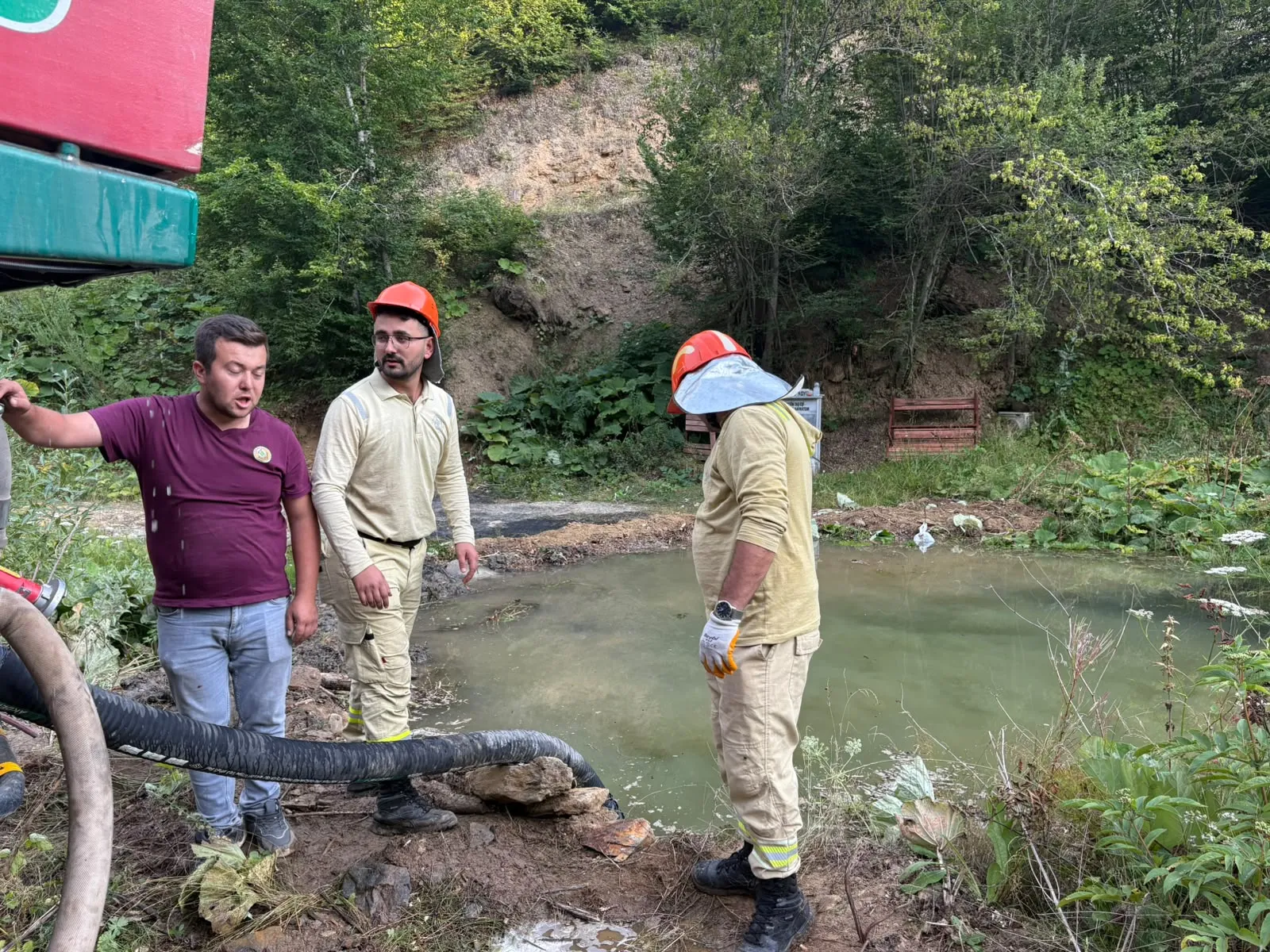 Taşköprü'de orman yangını Ekipler alevlere müdahale etti