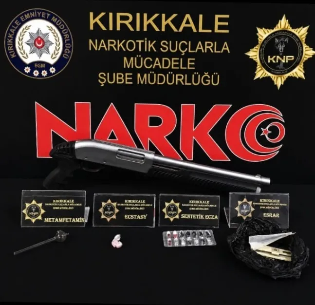 Kırıkkale polisi uyuşturucu tacirlerine geçit vermedi