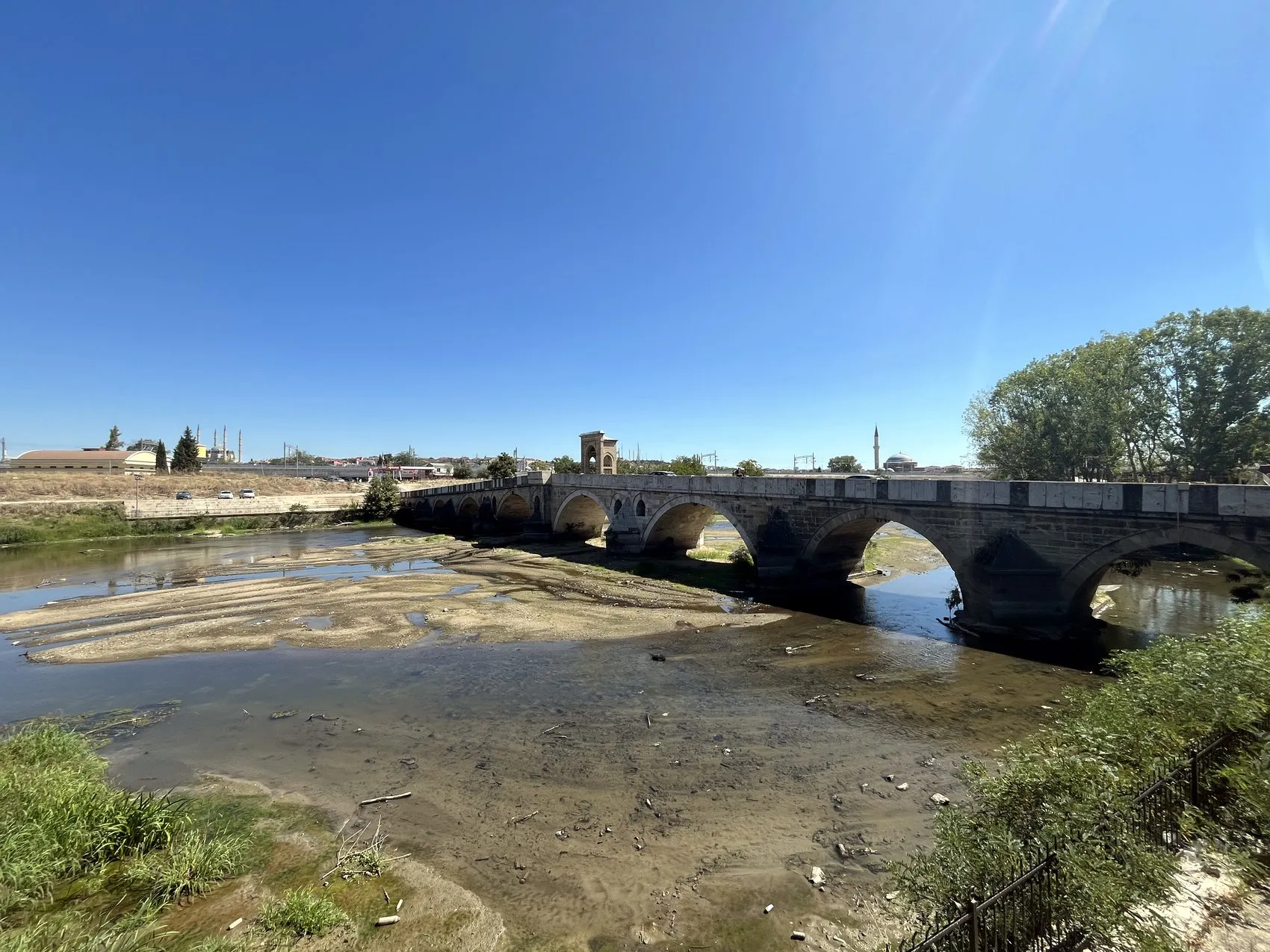 Tunca Nehri kuruyor Edirne’nin tarlaları tehlikede