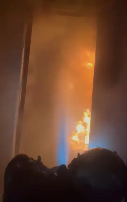Yangının en çetin anı kamerada; itfaiyecinin gözünden o gece