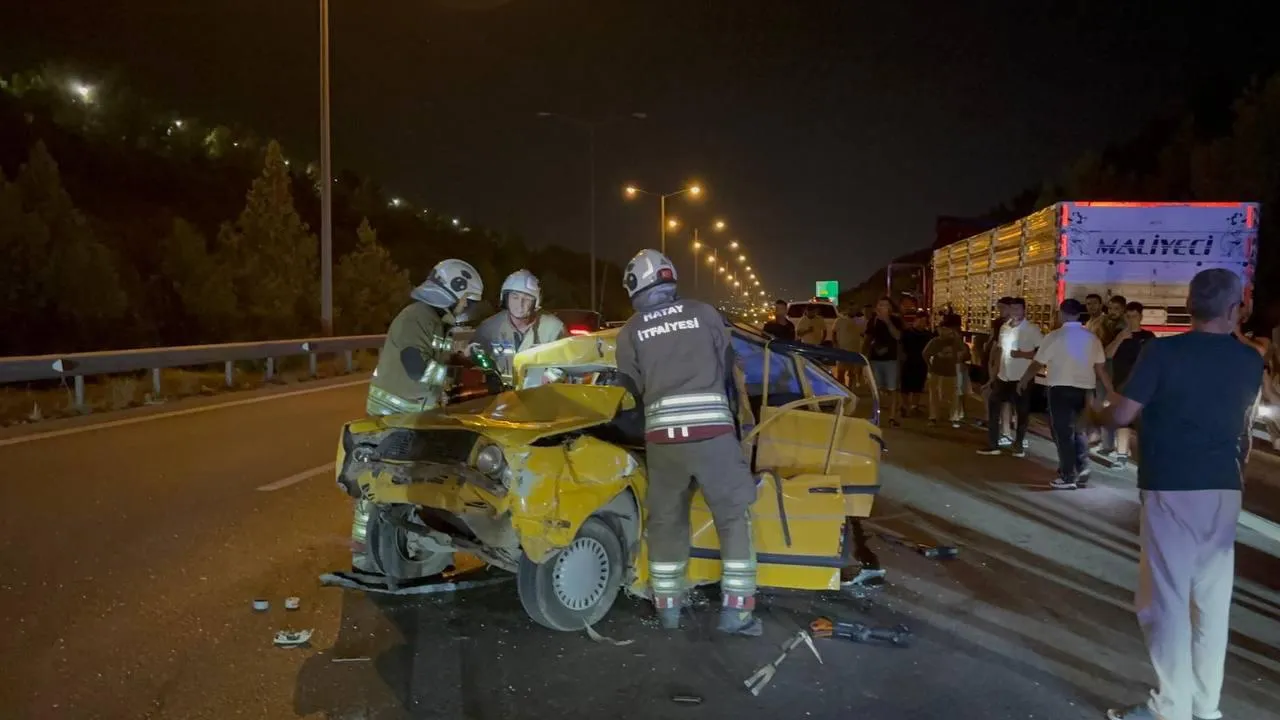 İskenderun yolunda zincirleme kaza bir can aldı