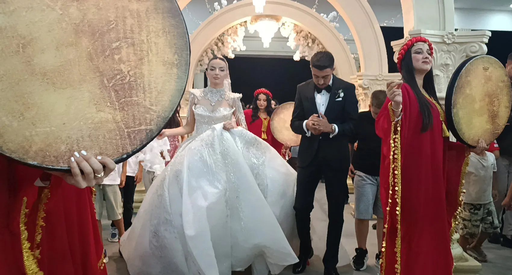 Gaziantep'teki düğünde damada şaşırtan hediye