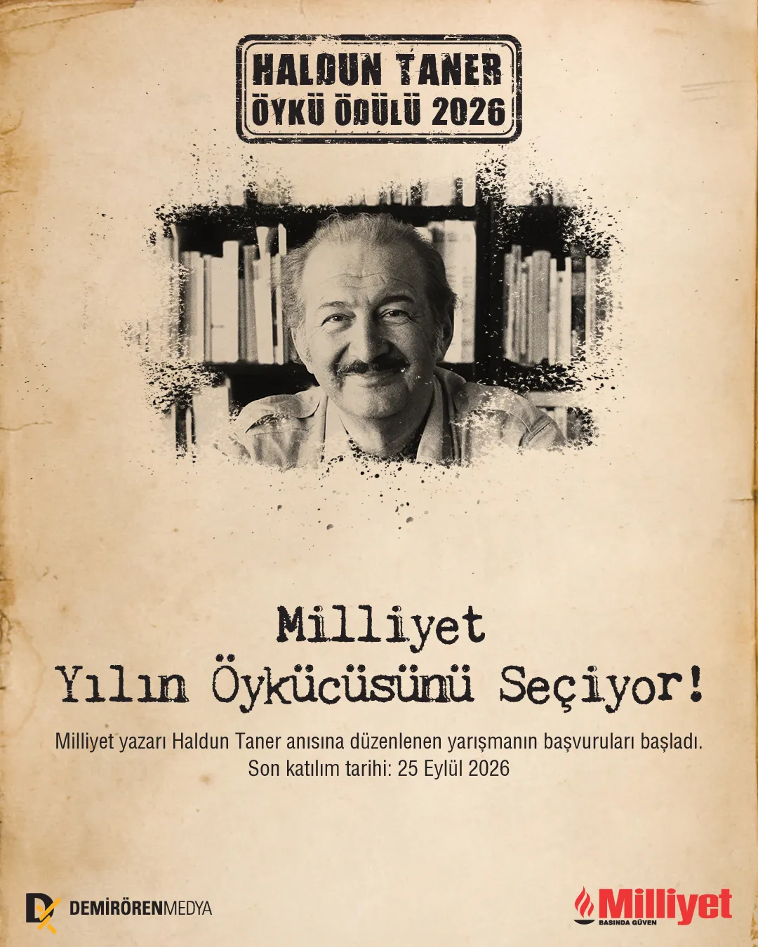 Yılın öykücüsü ödülünü almak için son başvuru tarihi belli oldu