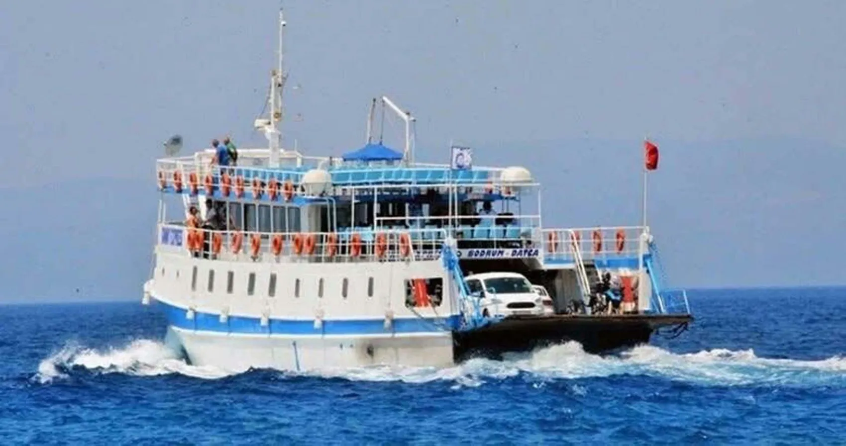 Yarın akşam Bodrum-Datça feribotu iptal, rüzgar 75 kilometreyi bulacak