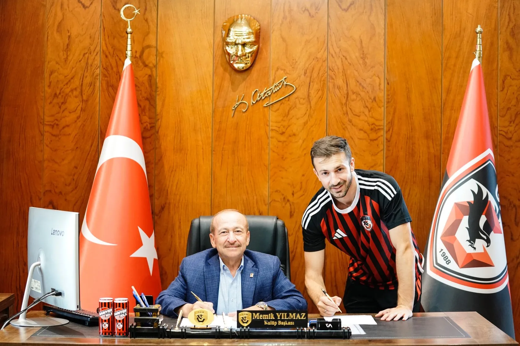 Gaziantep FK hücum hattını Halil Dervişoğlu ile güçlendirdi