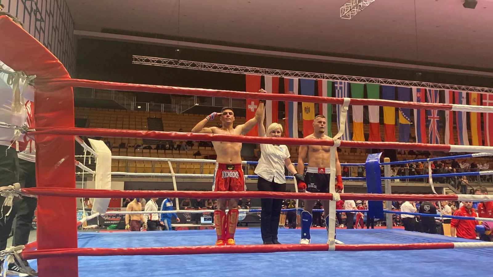Milli sporcu üsteğmen sakatlığı aştı ve ringlere geri döndü