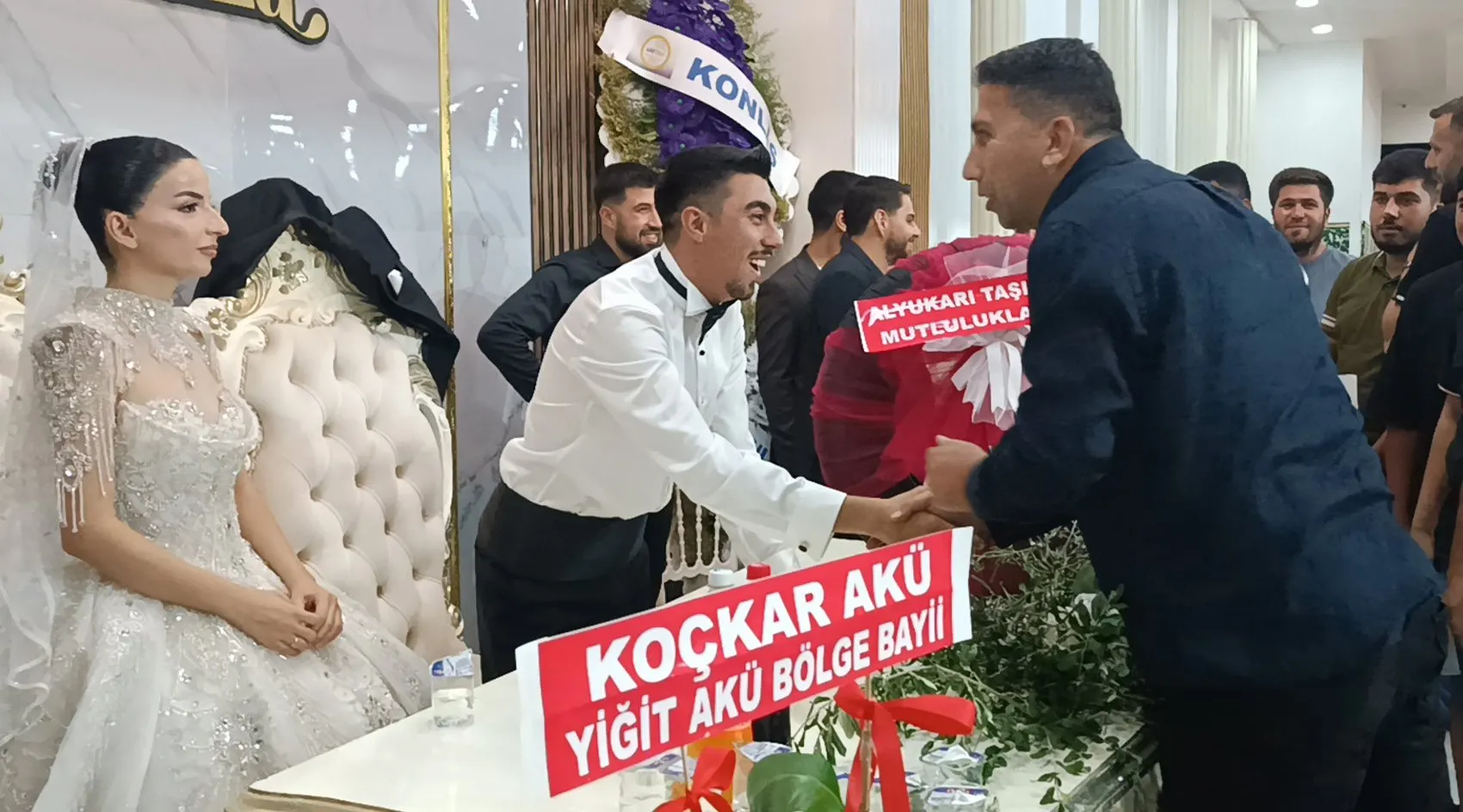Gaziantep'teki düğünde damada şaşırtan hediye