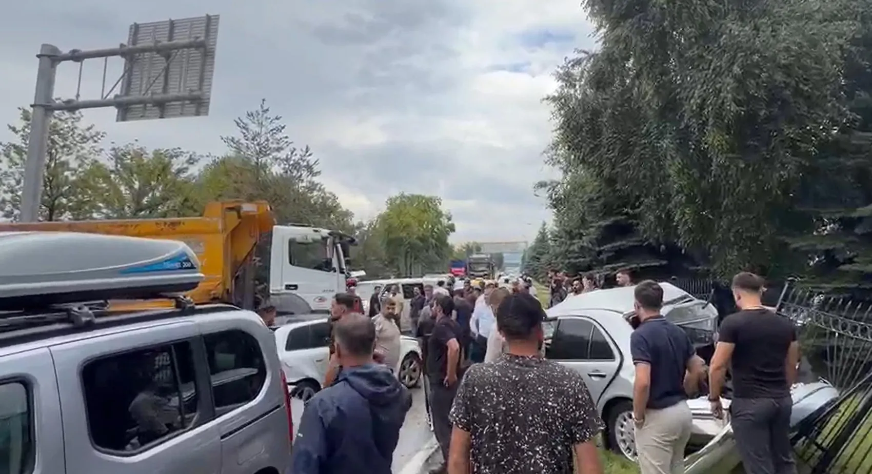 Erzurum’da yağmur kazaya davetiye çıkardı