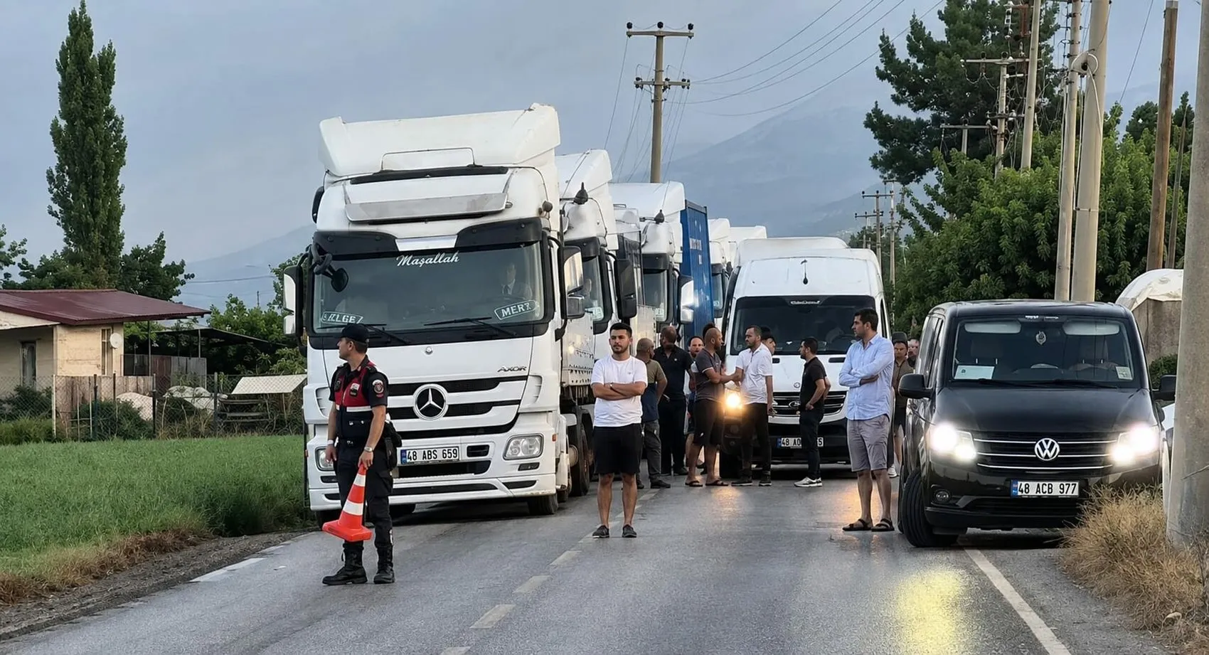 Milas yolunda şüpheli ölüm