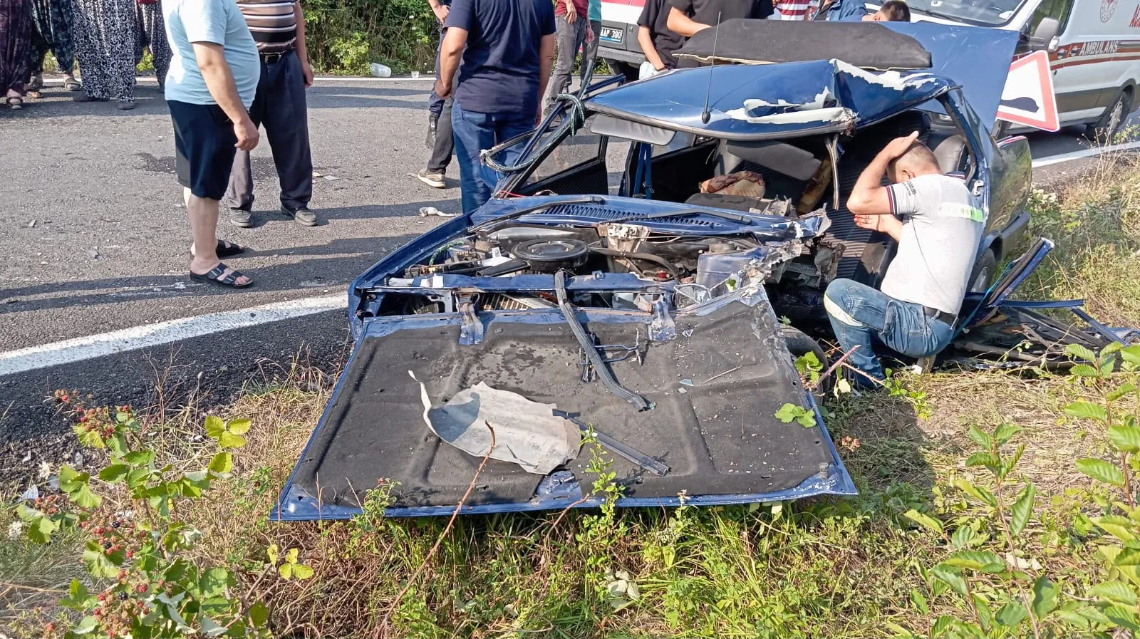 Zonguldak Ereğli’de işçi servisi kazası 4 kişi yaralandı