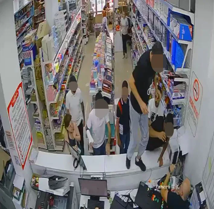 Samsun'da fotokopi tartışması karakolda bitti