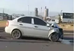 Düzce’de kavşak kazası beş kişiyi hastanelik etti