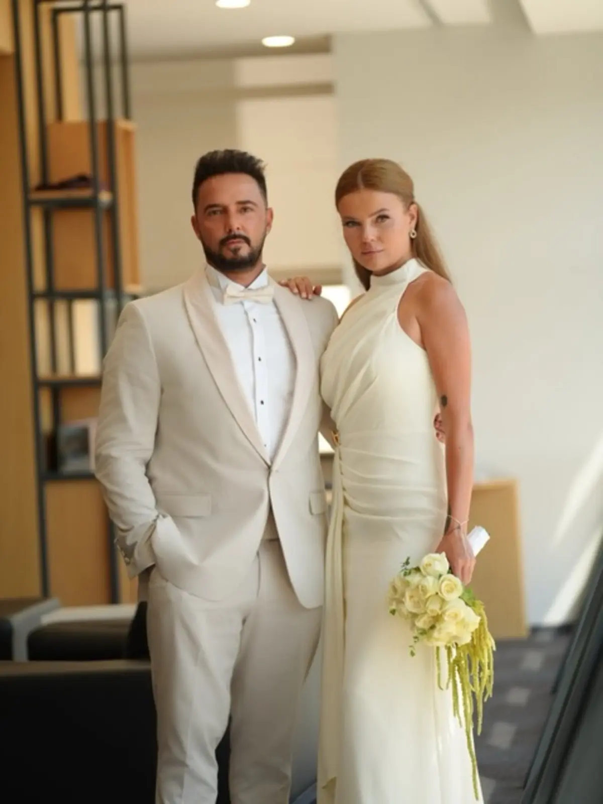 Gökhan Özen ve Naz Canbaz evlendi! İşte nikahtan kareler 1
