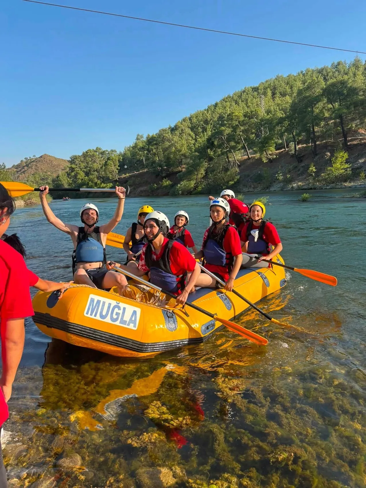 Dalamanlı öğrencilerin rafting başarısı teknoloji bağımlılığını bitirdi