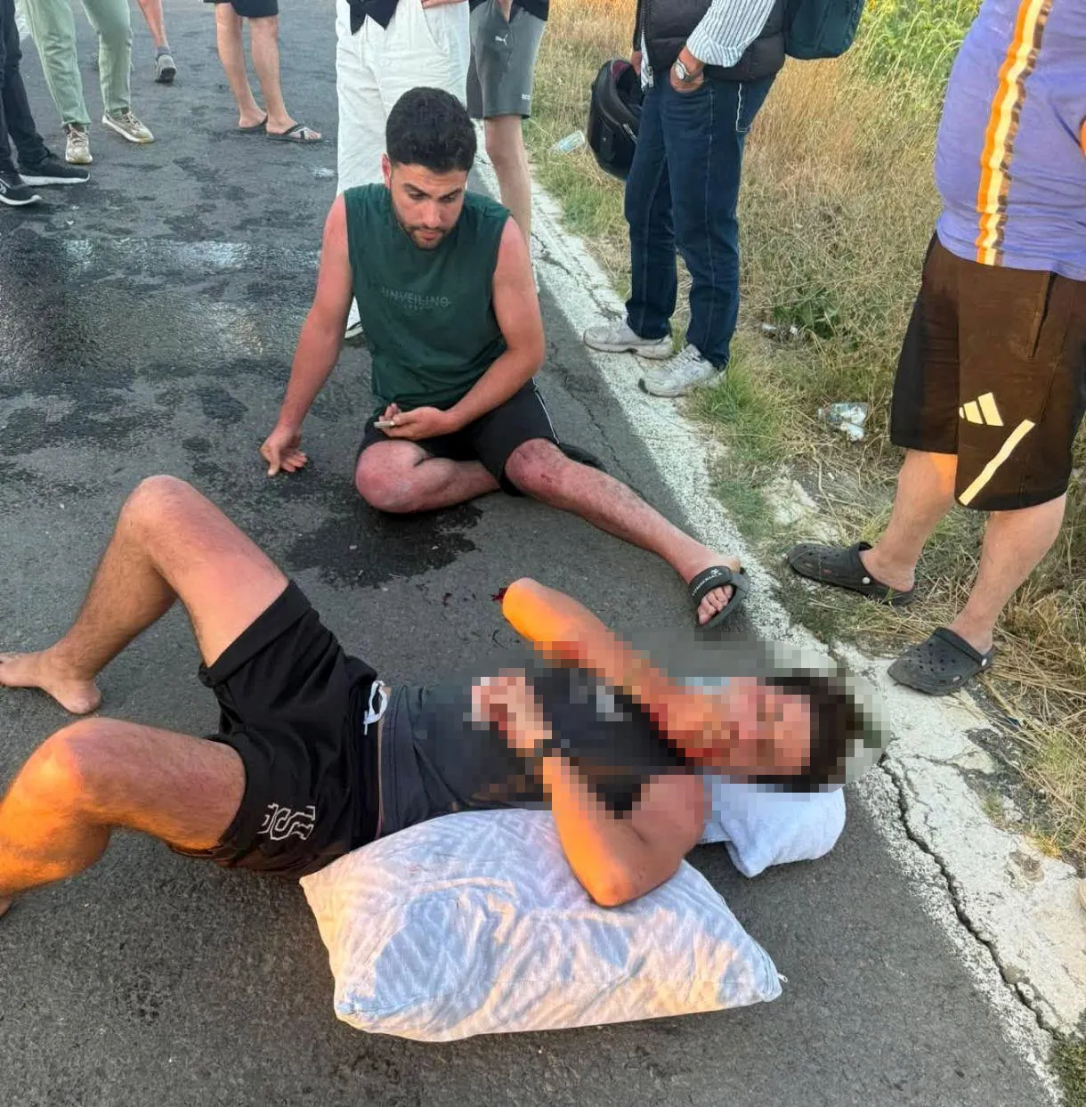Keşan yolunda hatalı sollama kazası