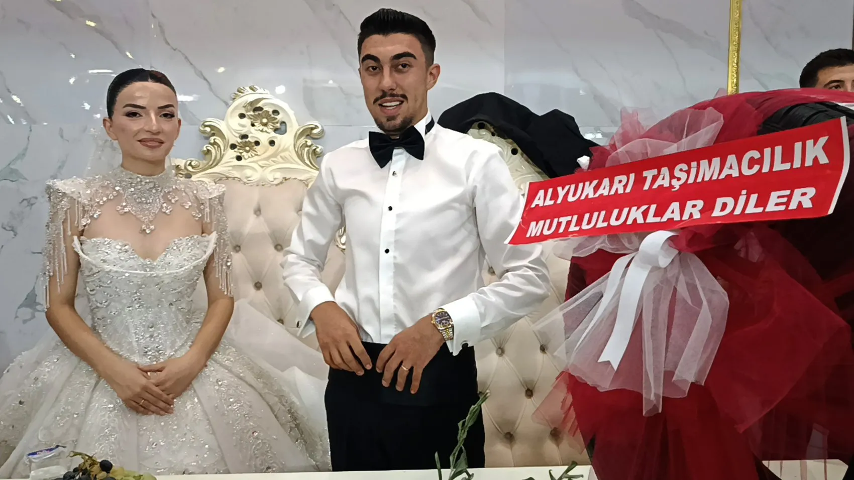 Gaziantep'teki düğünde damada şaşırtan hediye